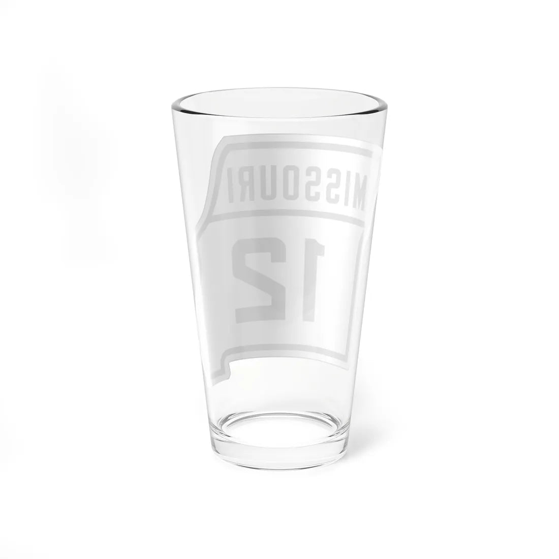 MO-12 1926 (Missouri) (Road Sign) Pint Glass 16oz - Go Mug Yourself
