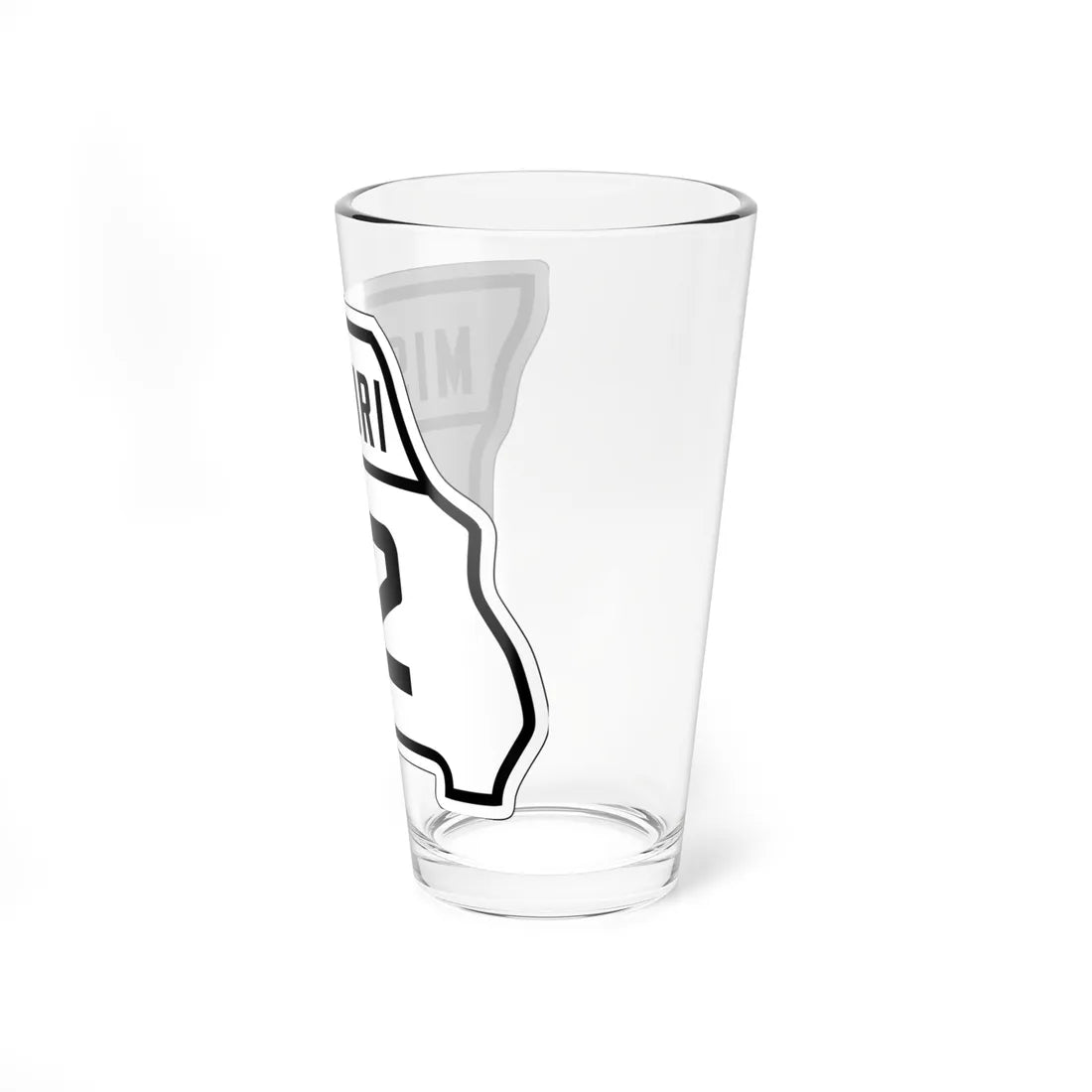MO-12 1926 (Missouri) (Road Sign) Pint Glass 16oz - Go Mug Yourself