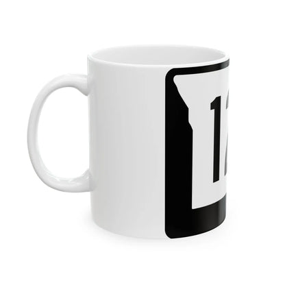 MO-123 (Missouri) (Road Sign) White Coffee Mug - Go Mug Yourself