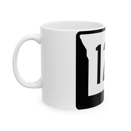 MO-124 (Missouri) (Road Sign) White Coffee Mug - Go Mug Yourself