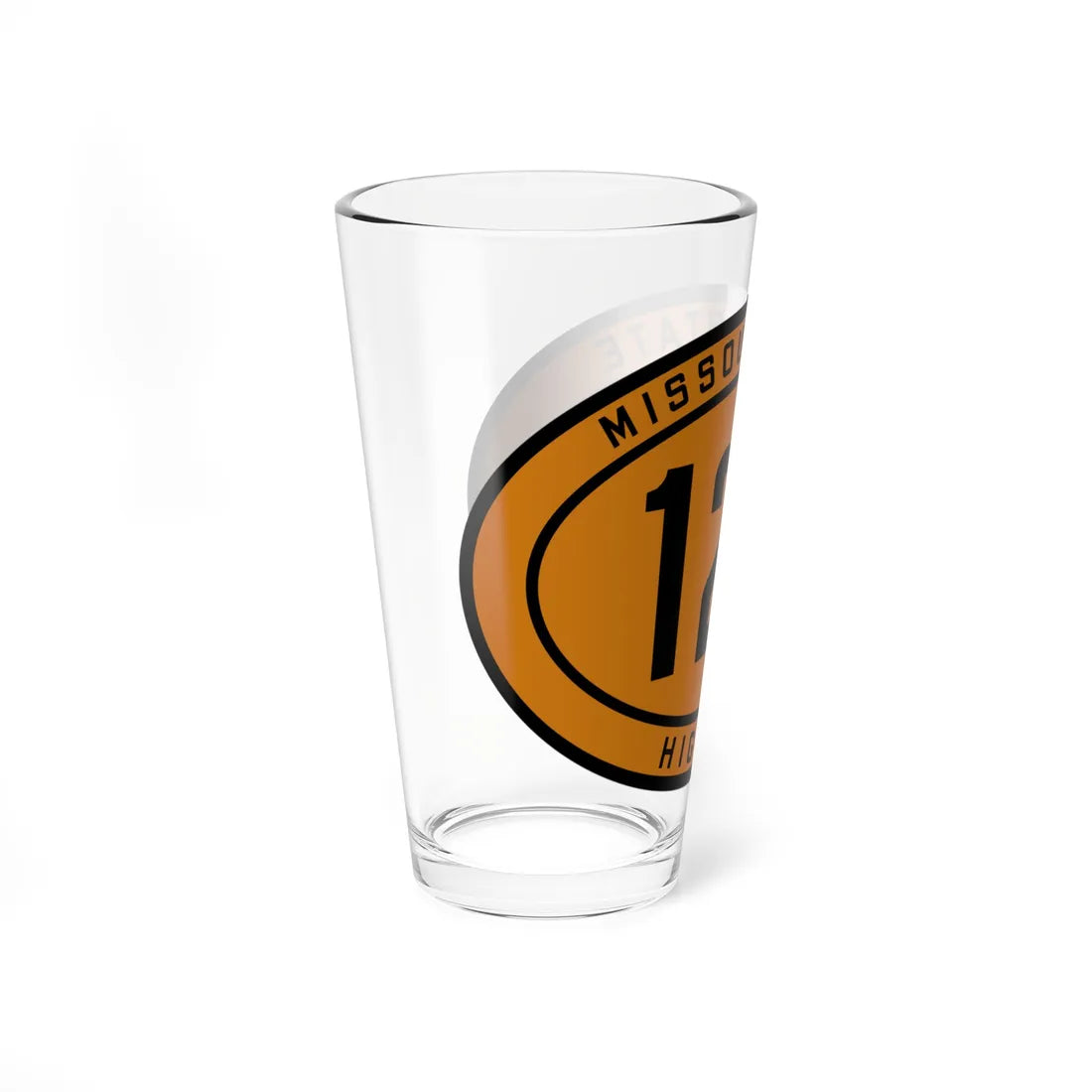MO-12A 1920 (Missouri) (Road Sign) Pint Glass 16oz - Go Mug Yourself