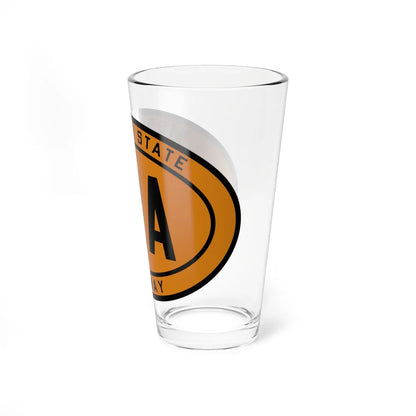 MO-12A 1920 (Missouri) (Road Sign) Pint Glass 16oz - Go Mug Yourself