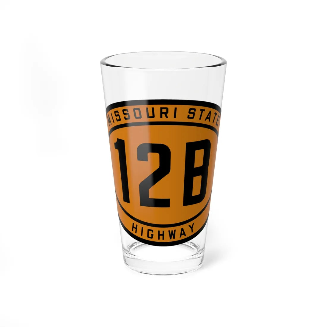 MO-12B 1920 (Missouri) (Road Sign) Pint Glass 16oz 16oz - Go Mug Yourself