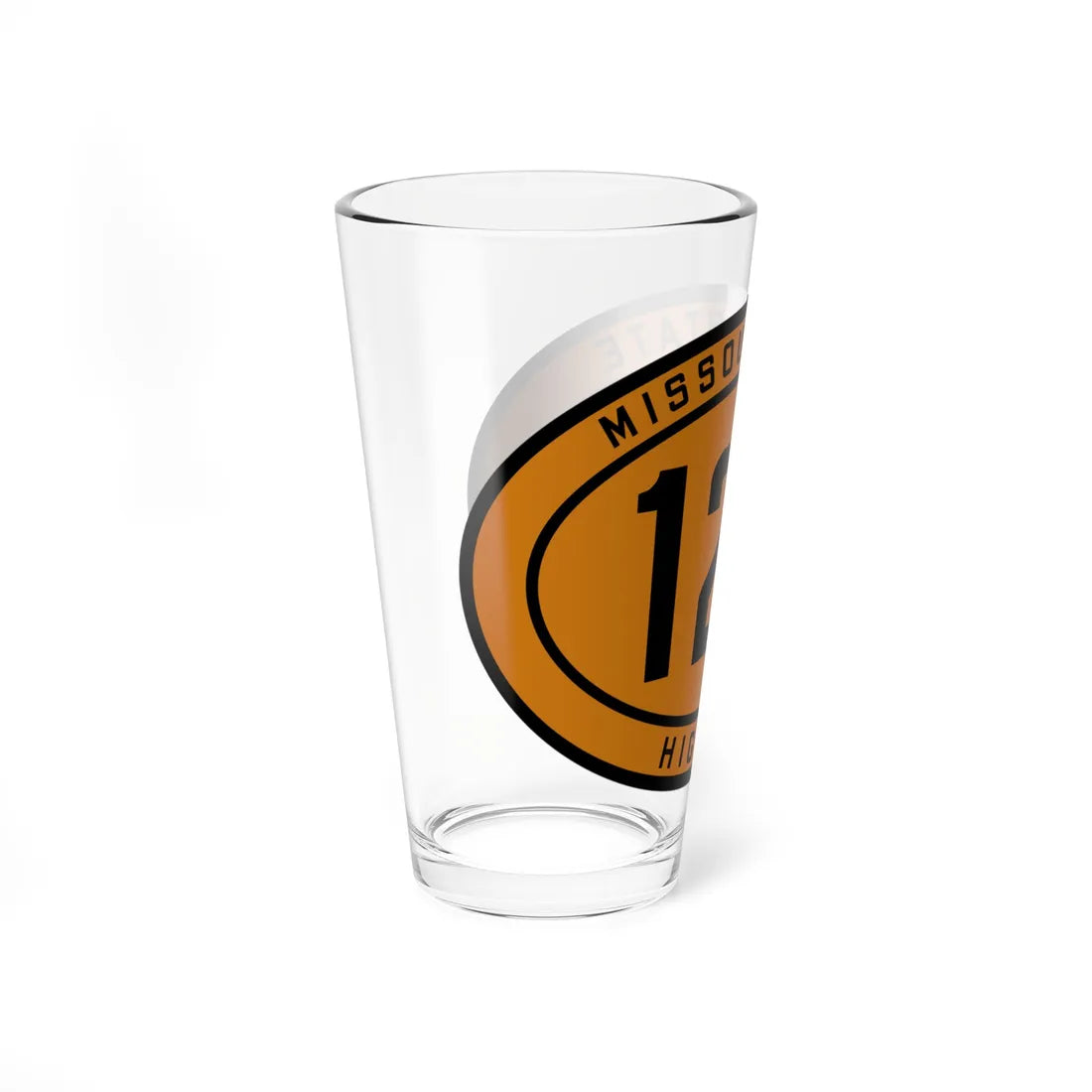 MO-12B 1920 (Missouri) (Road Sign) Pint Glass 16oz - Go Mug Yourself