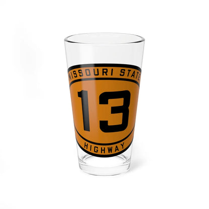 MO-13 1920 (Missouri) (Road Sign) Pint Glass 16oz 16oz - Go Mug Yourself