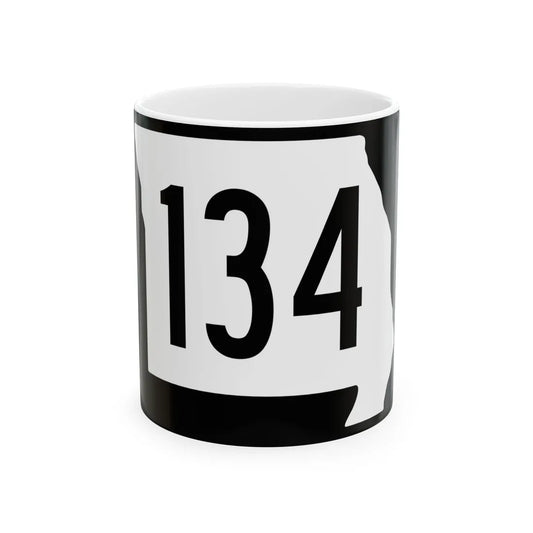 MO-134 (Missouri) (Road Sign) White Coffee Mug 11oz - Go Mug Yourself