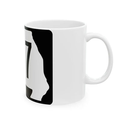 MO-137 (Missouri) (Road Sign) White Coffee Mug - Go Mug Yourself