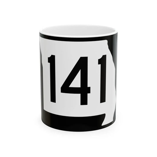 MO-141 (Missouri) (Road Sign) White Coffee Mug 11oz - Go Mug Yourself
