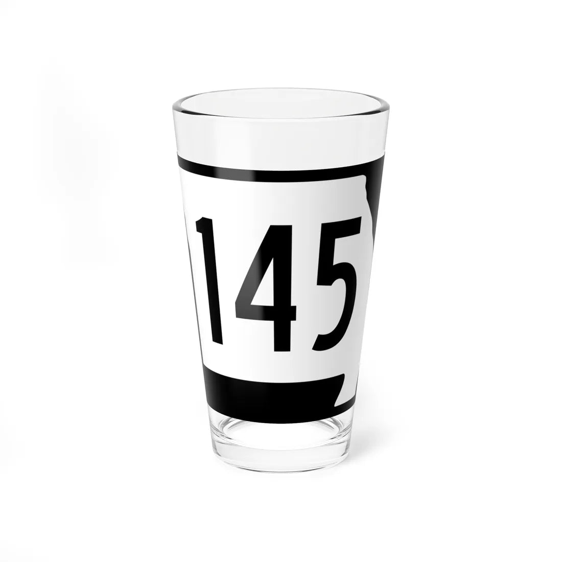 MO-145 (Missouri) (Road Sign) Pint Glass 16oz 16oz - Go Mug Yourself