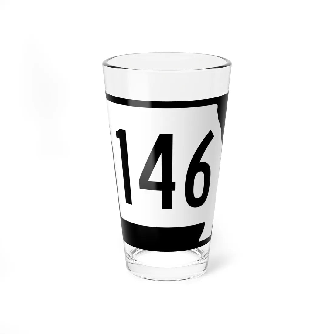 MO-146 (Missouri) (Road Sign) Pint Glass 16oz - Go Mug Yourself