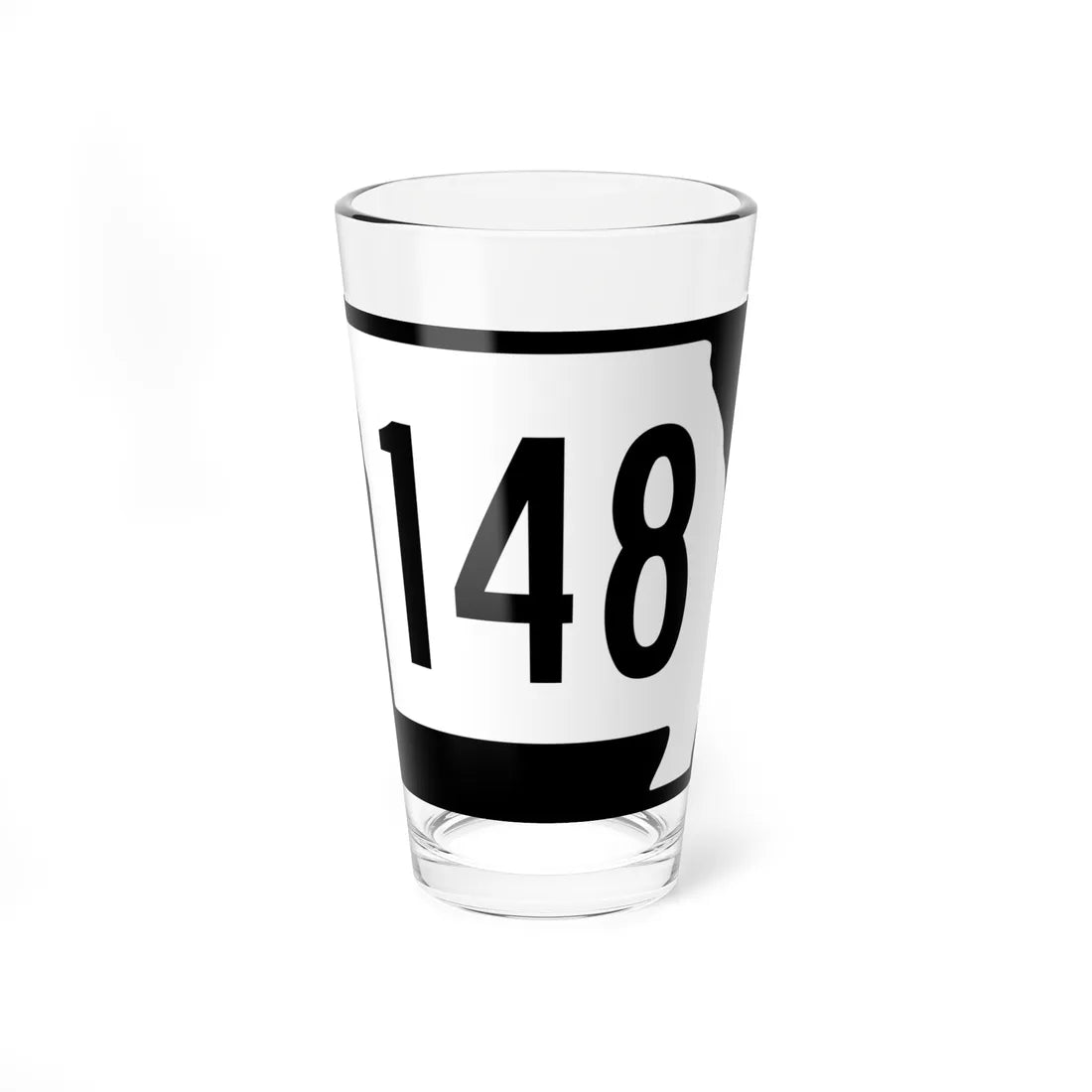 MO-148 (Missouri) (Road Sign) Pint Glass 16oz 16oz - Go Mug Yourself