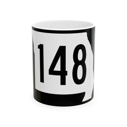 MO-148 (Missouri) (Road Sign) White Coffee Mug 11oz - Go Mug Yourself
