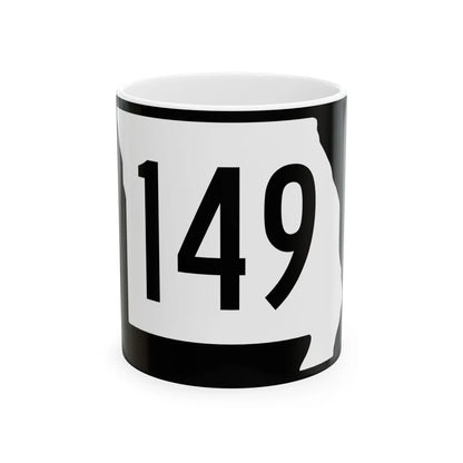 MO-149 (Missouri) (Road Sign) White Coffee Mug 11oz - Go Mug Yourself