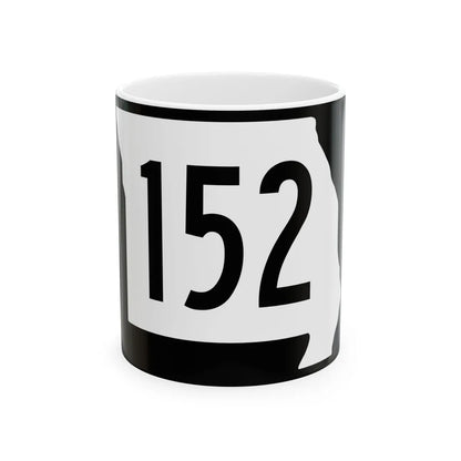 MO-152 (Missouri) (Road Sign) White Coffee Mug 11oz - Go Mug Yourself