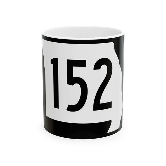 MO-152 (Missouri) (Road Sign) White Coffee Mug 11oz - Go Mug Yourself