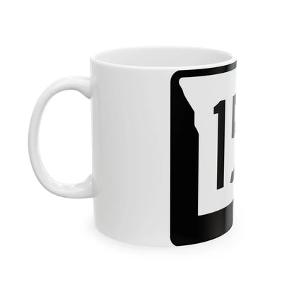 MO-154 (Missouri) (Road Sign) White Coffee Mug - Go Mug Yourself