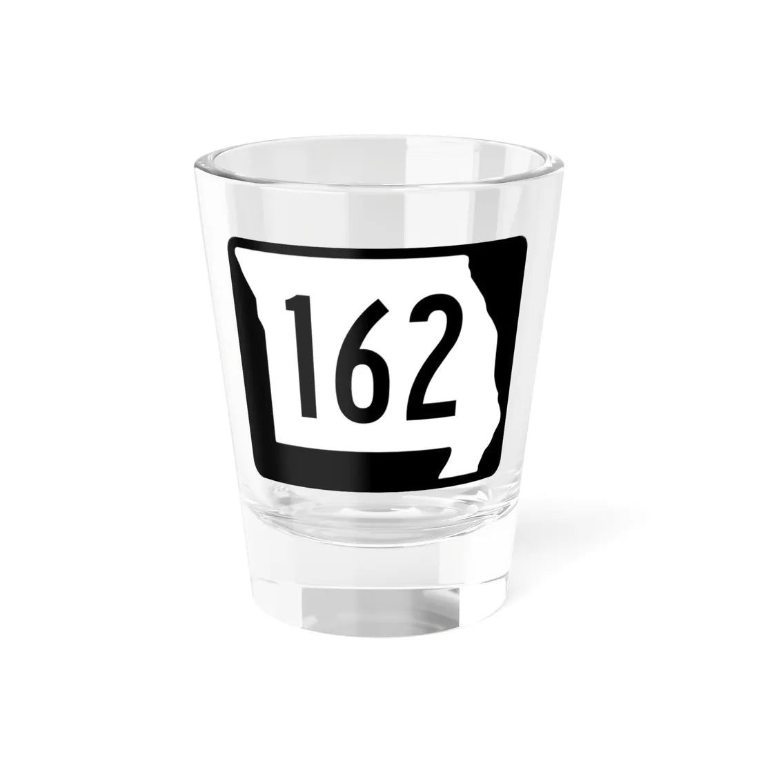 MO-162 (Missouri) (Road Sign) Shot Glass 1.5oz 1.5oz - Go Mug Yourself