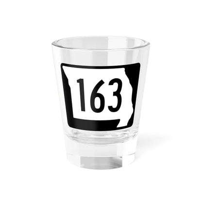 MO-163 (Missouri) (Road Sign) Shot Glass 1.5oz 1.5oz - Go Mug Yourself