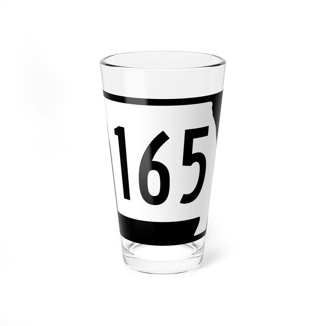 MO-165 (Missouri) (Road Sign) Pint Glass 16oz - Go Mug Yourself