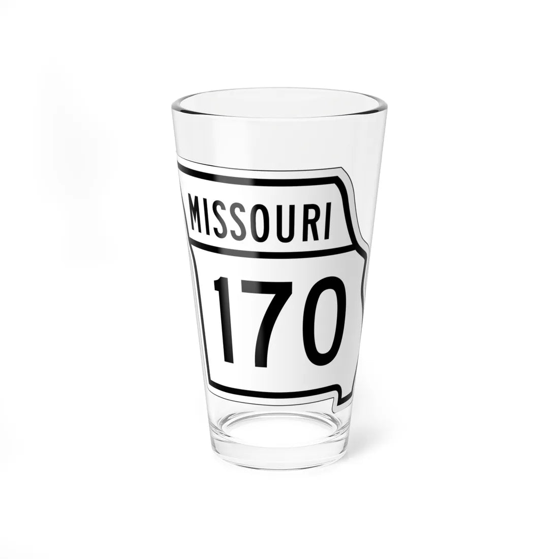 MO-170 1948 (Missouri) (Road Sign) Pint Glass 16oz 16oz - Go Mug Yourself