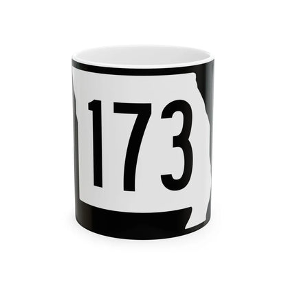 MO-173 (Missouri) (Road Sign) White Coffee Mug 11oz - Go Mug Yourself