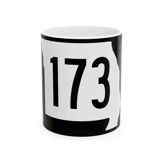 MO-173 (Missouri) (Road Sign) White Coffee Mug 11oz - Go Mug Yourself