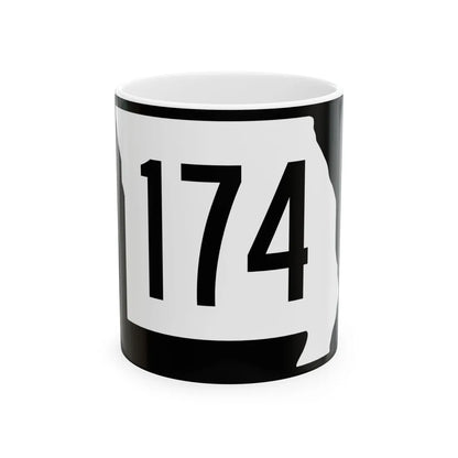 MO-174 (Missouri) (Road Sign) White Coffee Mug 11oz - Go Mug Yourself
