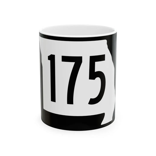 MO-175 (Missouri) (Road Sign) White Coffee Mug 11oz - Go Mug Yourself