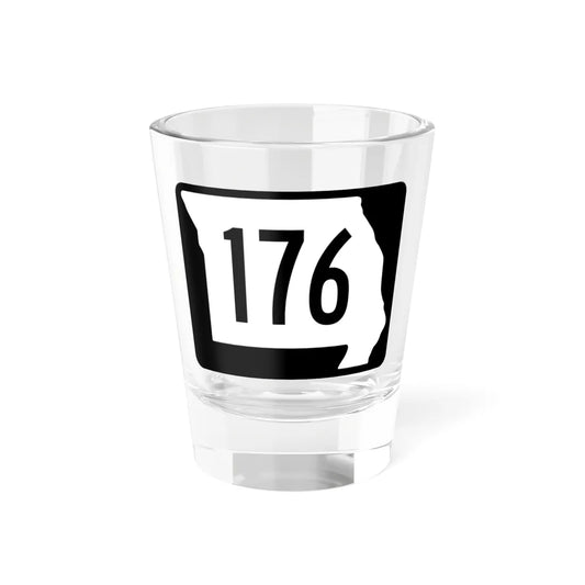 MO-176 (Missouri) (Road Sign) Shot Glass 1.5oz 1.5oz - Go Mug Yourself