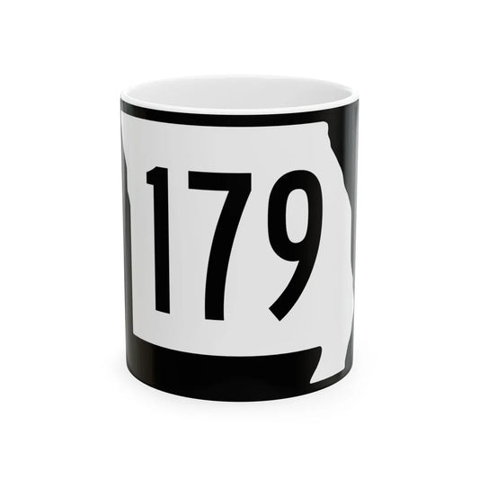 MO-179 (Missouri) (Road Sign) White Coffee Mug 11oz - Go Mug Yourself