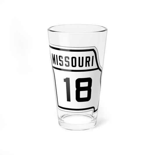 MO-18 1926 (Missouri) (Road Sign) Pint Glass 16oz 16oz - Go Mug Yourself