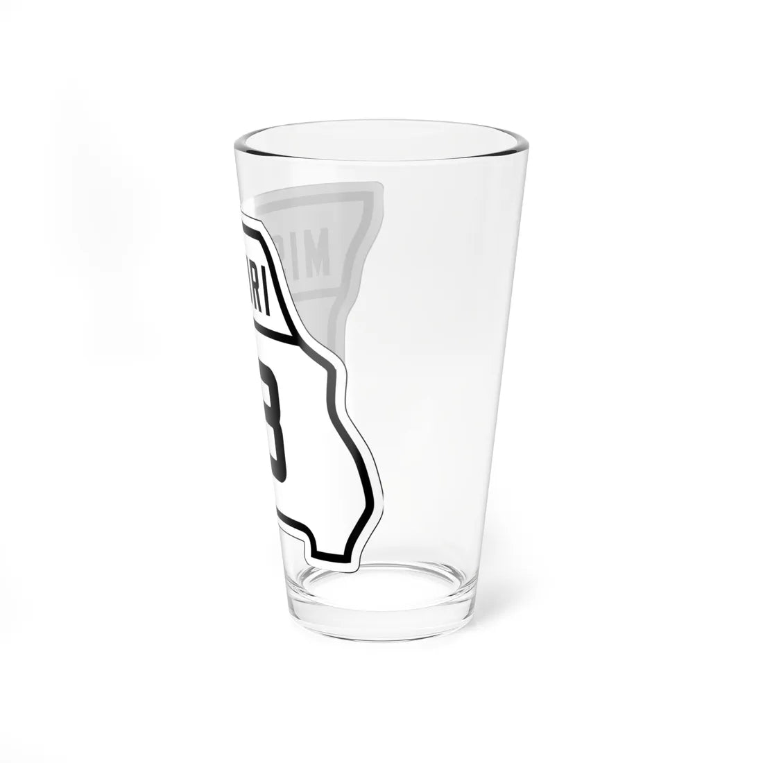 MO-18 1926 (Missouri) (Road Sign) Pint Glass 16oz - Go Mug Yourself
