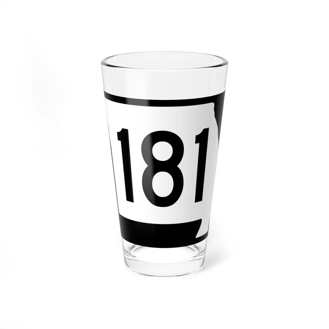 MO-181 (Missouri) (Road Sign) Pint Glass 16oz 16oz - Go Mug Yourself