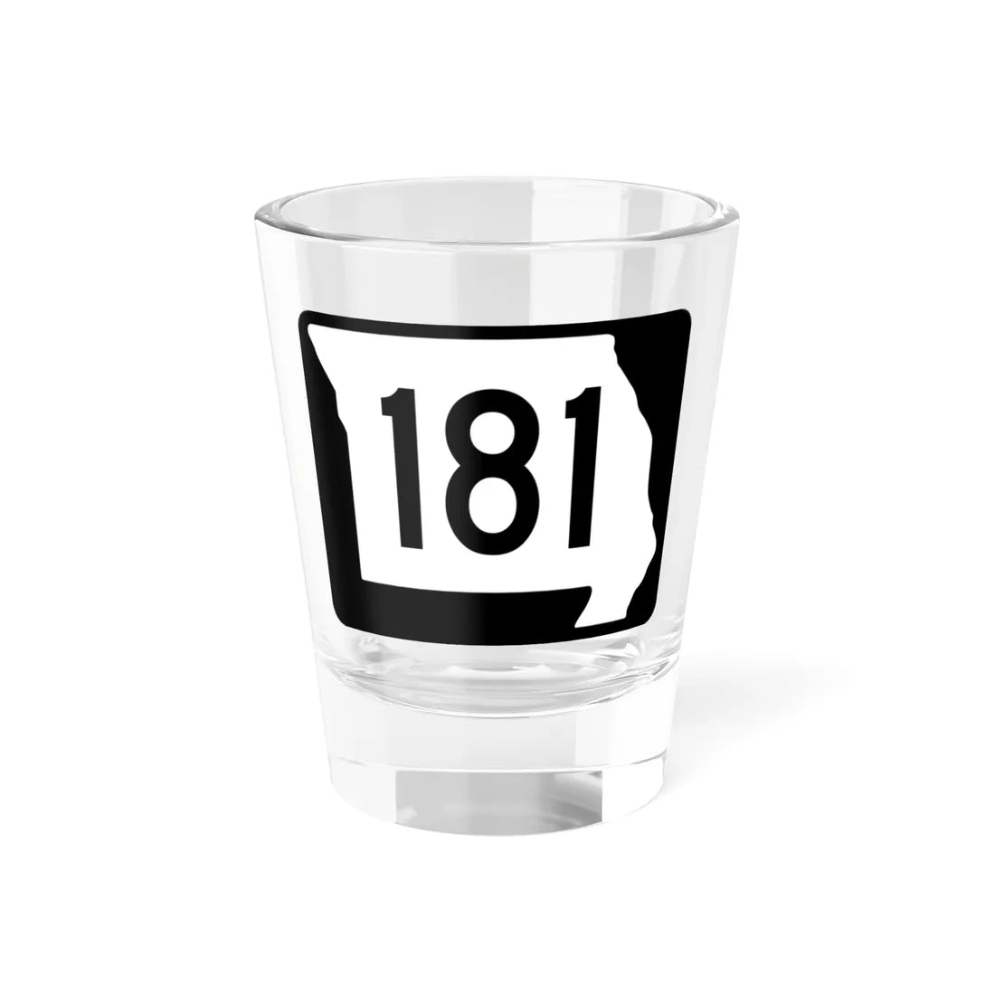 MO-181 (Missouri) (Road Sign) Shot Glass 1.5oz 1.5oz - Go Mug Yourself