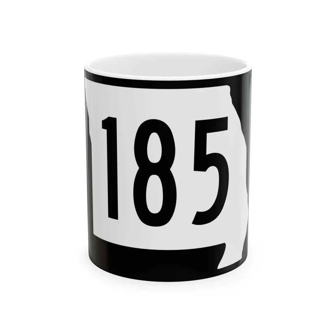MO-185 (Missouri) (Road Sign) White Coffee Mug 11oz - Go Mug Yourself