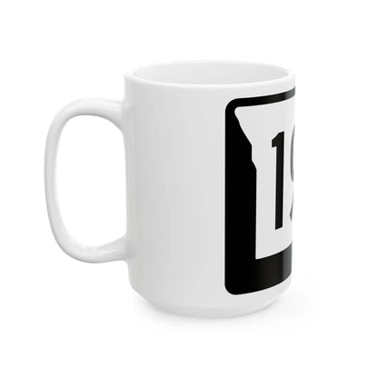 MO-190 (Missouri) (Road Sign) White Coffee Mug - Go Mug Yourself