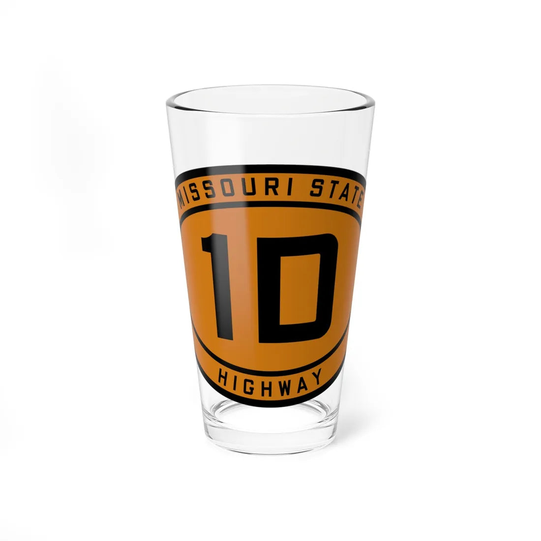 MO-1D 1920 (Missouri) (Road Sign) Pint Glass 16oz 16oz - Go Mug Yourself