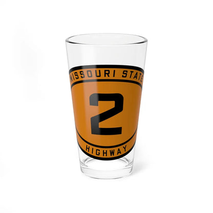 MO-2 1920 (Missouri) (Road Sign) Pint Glass 16oz 16oz - Go Mug Yourself