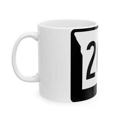 MO-202 (Missouri) (Road Sign) White Coffee Mug - Go Mug Yourself
