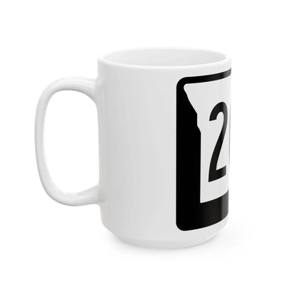 MO-202 (Missouri) (Road Sign) White Coffee Mug - Go Mug Yourself