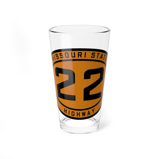 MO-22 1920 (Missouri) (Road Sign) Pint Glass 16oz 16oz - Go Mug Yourself