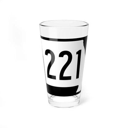 MO-221 (Missouri) (Road Sign) Pint Glass 16oz 16oz - Go Mug Yourself
