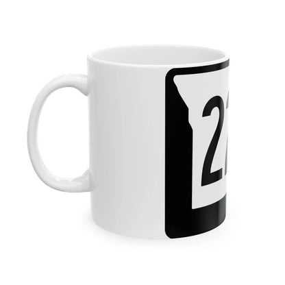 MO-224 (Missouri) (Road Sign) White Coffee Mug - Go Mug Yourself