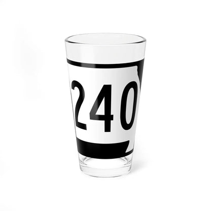 MO-240 (Missouri) (Road Sign) Pint Glass 16oz 16oz - Go Mug Yourself