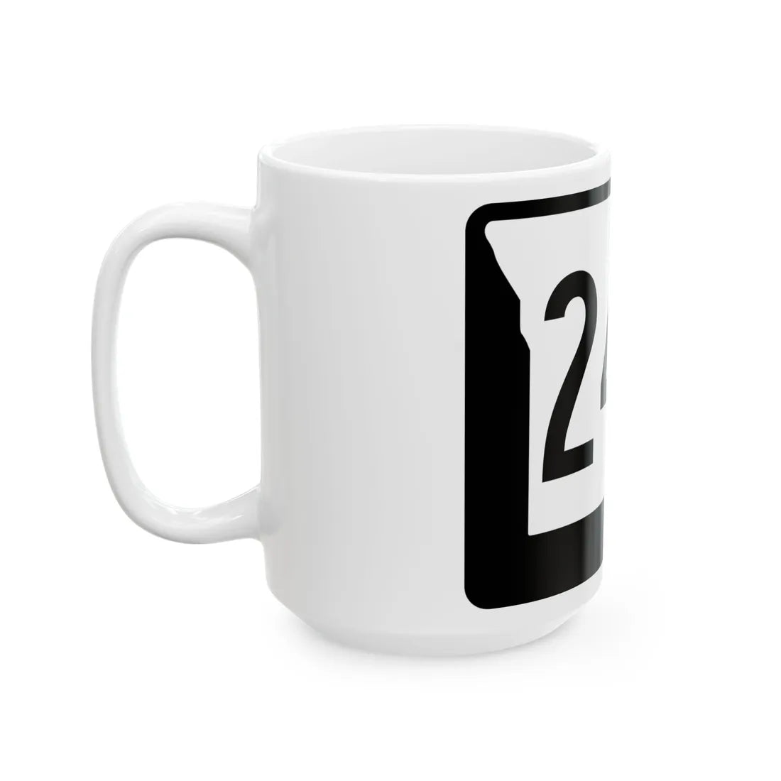 MO-240 (Missouri) (Road Sign) White Coffee Mug - Go Mug Yourself