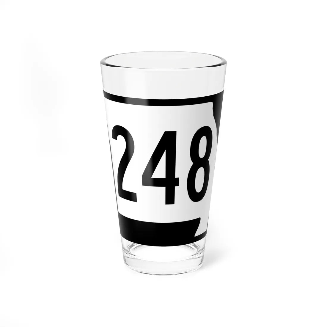 MO-248 (Missouri) (Road Sign) Pint Glass 16oz 16oz - Go Mug Yourself