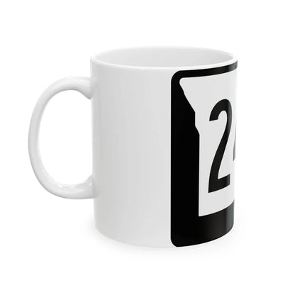 MO-248 (Missouri) (Road Sign) White Coffee Mug - Go Mug Yourself