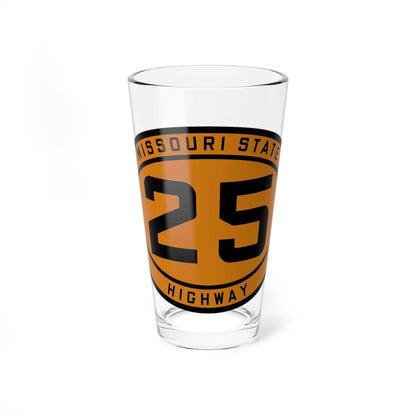 MO-25 1920 (Missouri) (Road Sign) Pint Glass 16oz 16oz - Go Mug Yourself