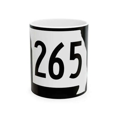 MO-265 (Missouri) (Road Sign) White Coffee Mug 11oz - Go Mug Yourself