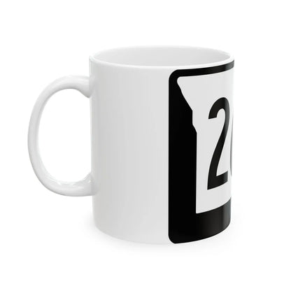 MO-265 (Missouri) (Road Sign) White Coffee Mug - Go Mug Yourself